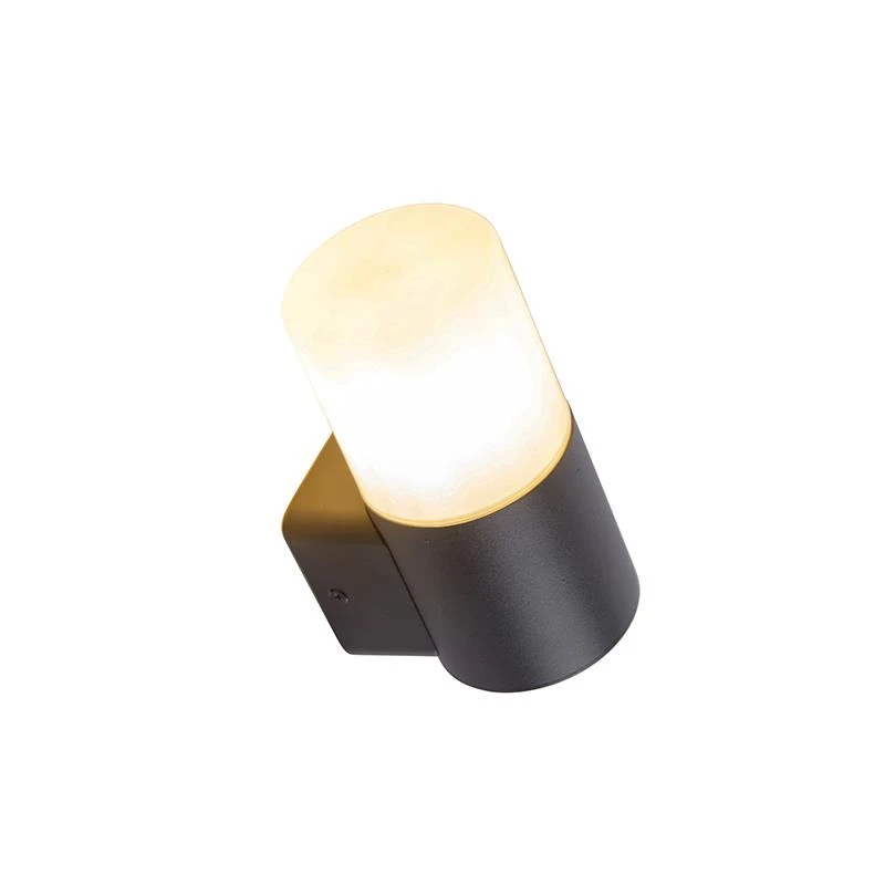 QAZQA Wandlamp Buiten Odense - Zwart - Modern - L 8.5cm 10 QAZQA Wandlamp Buiten Odense - Zwart - Modern - L 8.5cm - Afbeelding 8