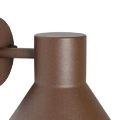 QAZQA Industriële Buitenwandlamp Roestbruin Kegel IP44 - Natas -Tuinwinkel 10040608