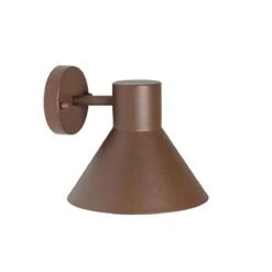QAZQA Industriële Buitenwandlamp Roestbruin Kegel IP44 - Natas -Tuinwinkel 10040627
