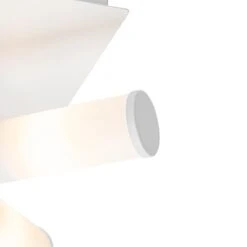 QAZQA Moderne Badkamer Plafondlamp Wit 4-lichts IP44 - Bath -Tuinwinkel 10144668