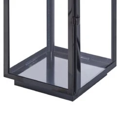 Beliani - BALI - Lantaarn - Zwart - RVS -Tuinwinkel 10168118