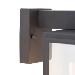 QAZQA Smart Buiten Wandlamp Grijs Incl. Wifi G95- Sutton Down -Tuinwinkel 10188131