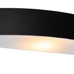 QAZQA Moderne Buiten Wandlamp Zwart IP44 - Bojan -Tuinwinkel 10376005