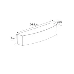QAZQA Moderne Buiten Wandlamp Zwart IP44 - Bojan -Tuinwinkel 10376024