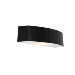 QAZQA Moderne Buiten Wandlamp Zwart IP44 - Bojan -Tuinwinkel 10376046