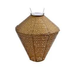 Lumiz Solar Buitenverlichting Sashiko Diamond - 28 Cm - Goud