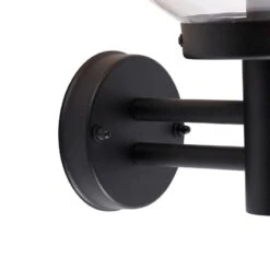 QAZQA Buiten Wandlamp Zwart Met Kunststof IP44 RVS - Sfera -Tuinwinkel 10551872