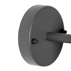 QAZQA Industriële Buitenwandlamp Donkergrijs Rond IP44 - Natas -Tuinwinkel 10634632