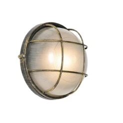 QAZQA Industriële Buitenwandlamp Antiek Goud IP44 - Hanneke -Tuinwinkel 10654927