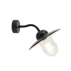 QAZQA Buitenwandlamp Zwart IP44 - Munich -Tuinwinkel 10663796