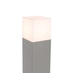 QAZQA Moderne Staande Buitenlamp Grijs 50 Cm IP44 - Denmark -Tuinwinkel 10787244