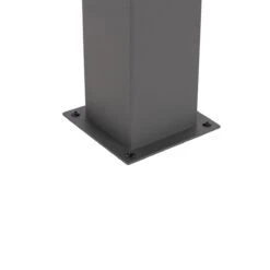 QAZQA Moderne Staande Buitenlamp 50 Cm Donkergrijs IP44 - Denmark -Tuinwinkel 10787312