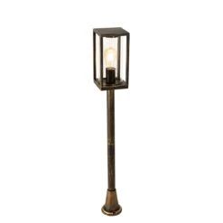 QAZQA Vintage Staande Buitenlamp Antiek Goud 100 Cm IP44 - Charlois -Tuinwinkel 10899367