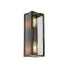QAZQA Vintage Wandlamp Antiek Goud 38 Cm 2-lichts IP44 - Charlois
