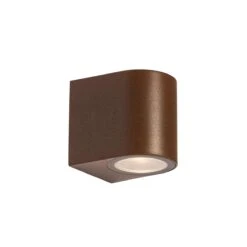 QAZQA Moderne Buiten Wandlamp Roestbruin Kunststof Ovaal - Baleno -Tuinwinkel 10899401