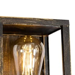 QAZQA Vintage Wandlamp Antiek Goud 38 Cm 2-lichts IP44 - Charlois -Tuinwinkel 10899408