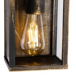 QAZQA Vintage Wandlamp Antiek Goud 38 Cm 2-lichts IP44 - Charlois -Tuinwinkel 10899411