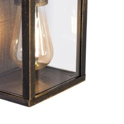 QAZQA Vintage Wandlamp Antiek Goud 38 Cm 2-lichts IP44 - Charlois -Tuinwinkel 10899415