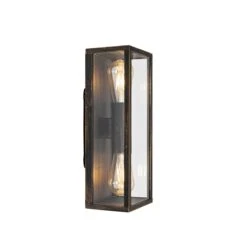 QAZQA Vintage Wandlamp Antiek Goud 38 Cm 2-lichts IP44 - Charlois -Tuinwinkel 10899424