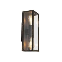 QAZQA Vintage Wandlamp Antiek Goud 38 Cm 2-lichts IP44 - Charlois -Tuinwinkel 10899436