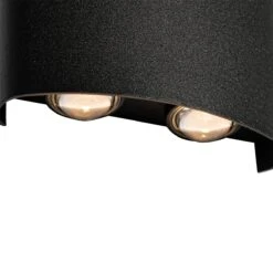 QAZQA Buiten Wandlamp Zwart Incl. LED 4-lichts IP54 - Silly -Tuinwinkel 10913186
