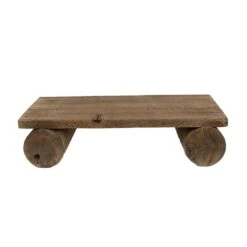 Clayre & Eef Plantentafeltje 25x12x8 Cm Bruin Hout Rechthoek