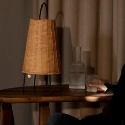 Ferm LIVING Porti Braided Tafellamp - Natural -Tuinwinkel 11005530