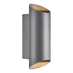 Nordlux Nico Wandlamp - Rond - Antraciet