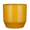 Mica Decorations Nola Bloempot - 27x27x25 Cm - Keramiek - Geel -Tuinwinkel 11072450