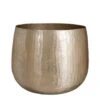 House Of Seasons Rista Bloempot - 29x29x25 Cm - Aluminium - Goud