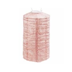 Lumiz Solar Buitenverlichting Paisley Cylinder - 18 Cm - Roze