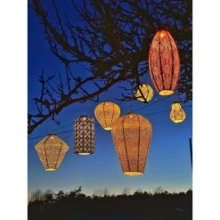 Lumiz Solar Buitenverlichting Paisley Cylinder - 18 Cm - Roze -Tuinwinkel 11109402