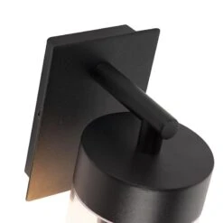 QAZQA Moderne Buitenwandlamp Zwart - Rullo -Tuinwinkel 11131785