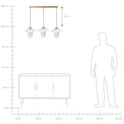 Beliani - LEYTE - Lantaarn - Zwart - 58 Cm - Bamboe -Tuinwinkel 11246803