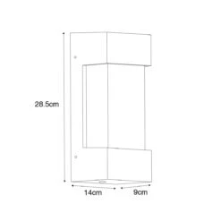 QAZQA Buiten Wandlamp Donkergrijs IP44 Bewegingssensor - Tide -Tuinwinkel 11250204