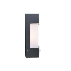 QAZQA Buiten Wandlamp Donkergrijs IP44 Bewegingssensor - Tide -Tuinwinkel 11250213