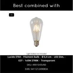 Lucide CLAIRE Wandlamp - Antraciet 21 Lucide CLAIRE Wandlamp - Antraciet -Tuinwinkel 11274980