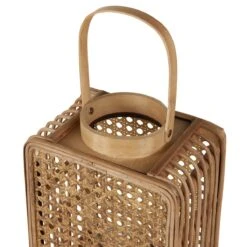 Beliani - BANTUL - Lantaarn - Natuurlijk - PE Rotan -Tuinwinkel 11328656