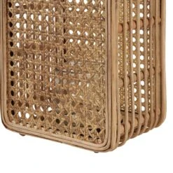 Beliani - BANTUL - Lantaarn - Natuurlijk - PE Rotan -Tuinwinkel 11328657