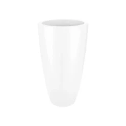 Elho Pure Soft Round High Bloempot Ø 30 Cm - Wit