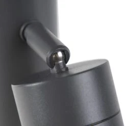 QAZQA Smart Buitenlamp Grijs RVS 45 Cm Verstelbaar Incl. Wifi GU10 - -Tuinwinkel 11669291