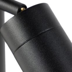 QAZQA Smart Buitenlamp Zwart 45 Cm Verstelbaar Incl. Wifi GU10 - Solo -Tuinwinkel 11669309