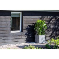 Capi Nature Rib Pot Vierkant NL Ivoor 40 X 40 X 40 Cm -Tuinwinkel 11760490