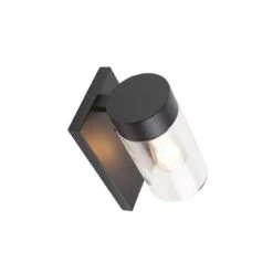 QAZQA Moderne Buitenwandlamp RVS Zwart IP44 - Jarra -Tuinwinkel 11767245
