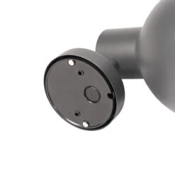 QAZQA Industriële Buitenwandlamp Donkergrijs Rond IP44 - Natas -Tuinwinkel 11767428