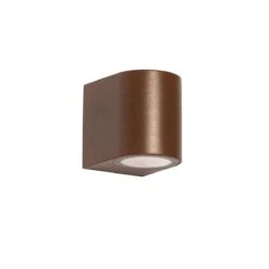 QAZQA Moderne Buiten Wandlamp Roestbruin Kunststof Ovaal - Baleno -Tuinwinkel 11767962