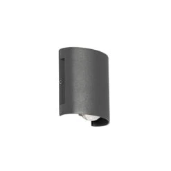 QAZQA Buiten Wandlamp Donkergrijs Incl. LED 2-lichts IP54 - Silly 15 QAZQA Buiten Wandlamp Donkergrijs Incl. LED 2-lichts IP54 - Silly -Tuinwinkel 11769675