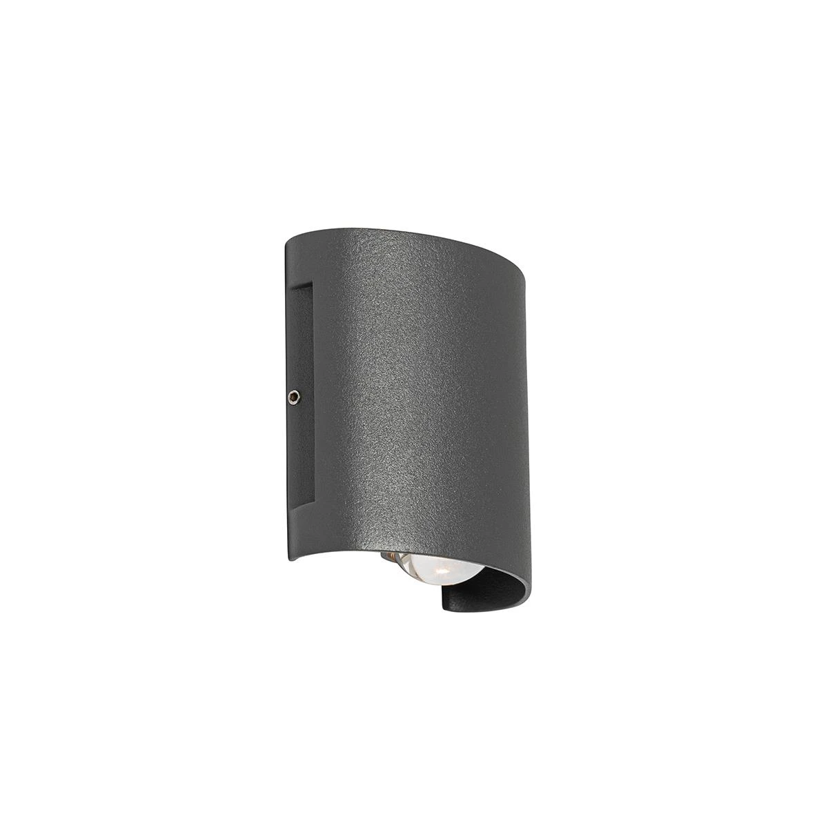 QAZQA Buiten Wandlamp Donkergrijs Incl. LED 2-lichts IP54 - Silly 5 QAZQA Buiten Wandlamp Donkergrijs Incl. LED 2-lichts IP54 - Silly - Afbeelding 3