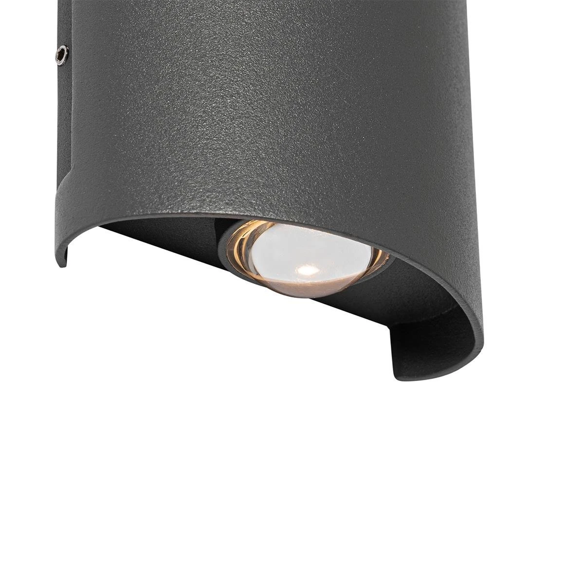 QAZQA Buiten Wandlamp Donkergrijs Incl. LED 2-lichts IP54 - Silly 8 QAZQA Buiten Wandlamp Donkergrijs Incl. LED 2-lichts IP54 - Silly - Afbeelding 6