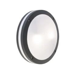 QAZQA Smart Wand- En Plafondlamp Donkergrijs Incl. Wifi A60 - Glow 15 QAZQA Smart Wand- En Plafondlamp Donkergrijs Incl. Wifi A60 - Glow -Tuinwinkel 11769731